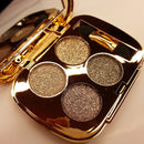 Professional Eye Makeup Eyeshadow Palette Gold Smoky Cosmetics Makeup Palette Diamond Bright Glitter Eye Shadow(7)