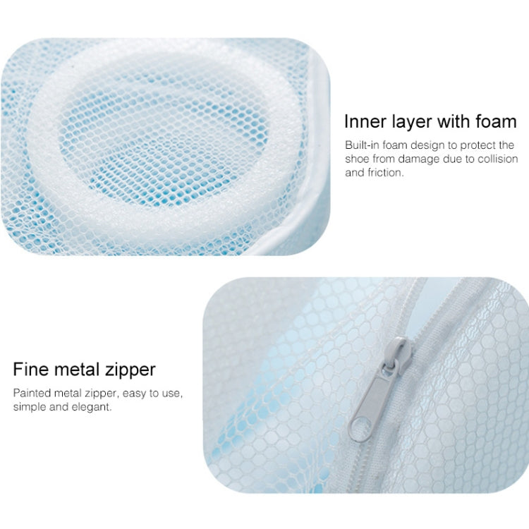 3 PCS Nylon Laundry Bag Shoe Wash Trainer Sports Sneaker Tennis Boots Laundry Mesh Washing Bag