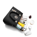 Embroidery Messenger Bags Women Leather Handbags Bags for Women Hand Bag(Pink)