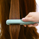 Mini Professional Hair Tools Smoothing Corrugated Travel Straightening Irons(Light Blue Bear)