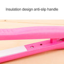 Mini Hair Straightener Ceramic Tourmaline Plates Curler(Black)