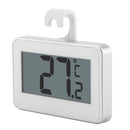 Large LCD Refrigerator Thermometer with Adjustable Stand Magnet Digital Thermometer(White)