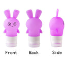 Multi-purpose Outdoor Travel Portable Bottle Squeeze Bottle Silicone Little Empty Bottle, Capacity:75ml(White)
