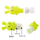 Multi-purpose Outdoor Travel Portable Bottle Squeeze Bottle Silicone Little Empty Bottle, Capacity:75ml(White)