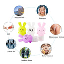 Multi-purpose Outdoor Travel Portable Bottle Squeeze Bottle Silicone Little Empty Bottle, Capacity:75ml(White)