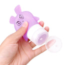 Multi-purpose Outdoor Travel Portable Bottle Squeeze Bottle Silicone Little Empty Bottle, Capacity:75ml(White)