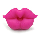 3 PCS Newborn Pacifier Red Lips Dummy Pacifiers Funny Silicone Baby Nipples Teether Soothers Pacifier(Rose red)