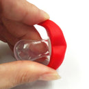 3 PCS Newborn Pacifier Red Lips Dummy Pacifiers Funny Silicone Baby Nipples Teether Soothers Pacifier(Yellow)