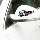 5 PCS Guardian Angel Wings Lovely Reflective Car Stickers Fashion Car Rearview Mirror Decal (Black)