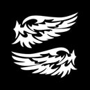5 PCS Guardian Angel Wings Lovely Reflective Car Stickers Fashion Car Rearview Mirror For Strip Subsection, Color Name:White