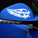 5 PCS Guardian Angel Wings Lovely Reflective Car Stickers Fashion Car Rearview Mirror For Strip Subsection, Color Name:White
