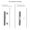 2 PCS COB LED Switch Energy Saving Night Light Porch Wall Lamp with Magnetic Strip