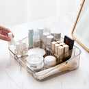 Plastic Multifunctional Dresser Cosmetics Shelf Storage Box(Wine Red)