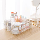Plastic Multifunctional Dresser Cosmetics Shelf Storage Box(Wine Red)