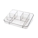 Plastic Multifunctional Dresser Cosmetics Shelf Storage Box(Gray)