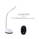 2 PCS Flexible Adjustable Portable Bedroom Reading Desk Lamp LED Night Light for Children(Blue)