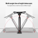 F450 Aluminum Spring Wall Mount Monitor Holder Arm for 27-45 inch LCD LED TV, Load: 3-13kg(Silver)