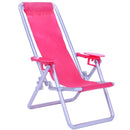 1:6 Folding Canvas Beach Chair Recliner for Barbie Doll(No Doll)
