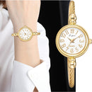 Lvpai Ladies Retro Round Large Dial Alloy Twisted Thin Chain Watch(P432White)