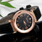 Gogoey Ladies Starry Sky Leather Belt Watch(Apricot)