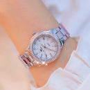 BS bee sister FA1258 Women Round Case Diamond Alloy Strap Watch(Interval Gold)