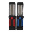 3W USB Charging 36+5LEDs Magnetic Work Flashlight Outdoor Emergency Inspection Work Torch Light(Blue)