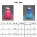 Girls Dress Halloween Cosplay Sleeping Beauty Princess Dresses Christmas Costume Party Children Kids Clothing, Size:140cm(Pink)