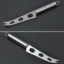 Stainless Steel Cheese Knife With Fork Tip Cheese Butter Knife Slicer Butter Pizza Cutter