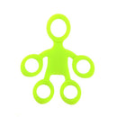 Humanoid Silicone Finger Puller Finger Force Wrist Exercise Pull Ring(Green)