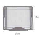 Portable Desktop Folding Cooling Metal Mesh Adjustable Ventilated Holder(Silver Gray)