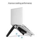 Tablet PC Laptop Desktop Bracket Cooling Triangle Bracket(White)