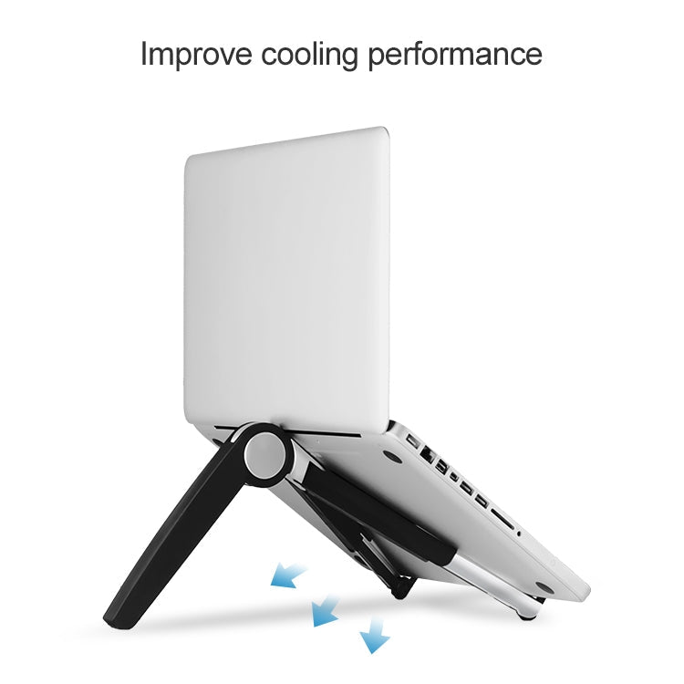 Tablet PC Laptop Desktop Bracket Cooling Triangle Bracket(White)