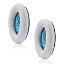 2 PCS For BOSE QC15 / QC25 / QC35 Lambskin Leather Earphone Cover Earmuffs(White)