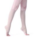 Unisex Shaping Elastic Socks Secondary Tube Decompression Varicose Stockings, Size:XL(Skin Color - Open Toe)