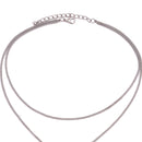 Fashion Retro Water Drop Shape Multi-layer Crystal Pendant Necklace(Drops necklace)