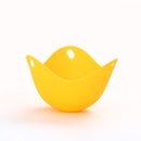 3 PCS Silicone Egg Cooker Egg Bracket Kitchen Tools Pancake Cookware Bakeware Steam Eggs Plate Tray Yellow