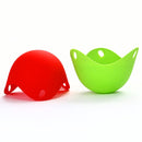 3 PCS Silicone Egg Cooker Egg Bracket Kitchen Tools Pancake Cookware Bakeware Steam Eggs Plate Tray Yellow