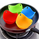 12 PCS Silicone Egg Cooker Egg Bracket Kitchen Tools Pancake Cookware Bakeware Steam Eggs Plate Tray