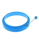DIY Breakfast Round Silicone Egg Ring Fried Egg Mould Pancake Ring Non-stick Kitchen Cooking Mould(Blue)