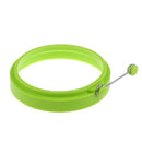DIY Breakfast Round Silicone Egg Ring Fried Egg Mould Pancake Ring Non-stick Kitchen Cooking Mould(Green)