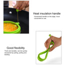 DIY Breakfast Round Silicone Egg Ring Fried Egg Mould Pancake Ring Non-stick Kitchen Cooking Mould(Green)