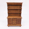 1/12 Dollhouse Miniature Furniture Multifunction Wood Cabinet Bookcase(Brown)