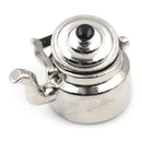Dollhouse Miniature Metal Tea Kettle Pot Classic Pretend Play Furniture Toys for Kitchen Accessory