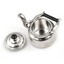Dollhouse Miniature Metal Tea Kettle Pot Classic Pretend Play Furniture Toys for Kitchen Accessory