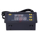 High-precision Microcomputer Intelligent Digital Display Switch Thermostat, Style:12V Power Supply(Red and Green Display)