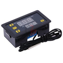 High-precision Microcomputer Intelligent Digital Display Switch Thermostat, Style:12V Power Supply(Red Display)
