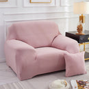 Sofa All-inclusive Universal Set Sofa Full Cover Add One Piece of Pillow Case, Size:Single Seater(90-140cm)(Dark Blue)