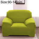 Sofa All-inclusive Universal Set Sofa Full Cover Add One Piece of Pillow Case, Size:Single Seater(90-140cm)(Grass Green)