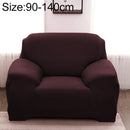Sofa All-inclusive Universal Set Sofa Full Cover Add One Piece of Pillow Case, Size:Single Seater(90-140cm)(Coffe)