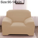 Sofa All-inclusive Universal Set Sofa Full Cover Add One Piece of Pillow Case, Size:Single Seater(90-140cm)(Beige)